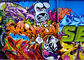 Mat / Parlak / Yarı Parlak Renk Özel Akrilik Sanat Graffiti Boya Püskürtme Kovaları