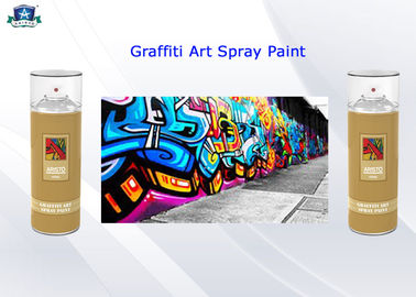 Hızlı Kuruma Akrilik Sanat Graffiti Boyalar 400ml Kadın Vana ve Düşük / Yüksek Basınç Sprey