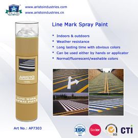 Akrilik Aerosol Hattı Markası Zemin / Yol İşaretleme Sprey Boya 750ml Hava Direnci