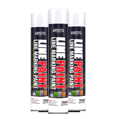 Aristo 750ml Çizgi İşaretleyici Boya Aerosol Can Çizgi İşaretleme Sprey Boya Yol İçin